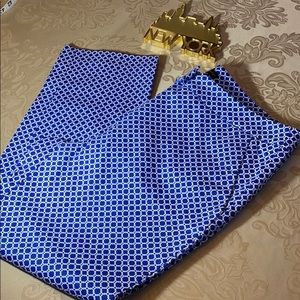 Royal Blue & White Pants Sz 8